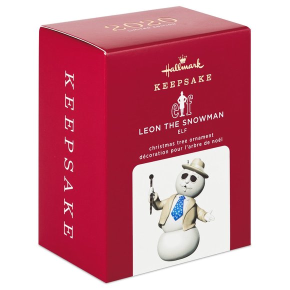 New! Elf Movie Leon the Snowman Hallmark Keepsake Christmas Ornament 2020 Ltd. - Picture 1 of 5